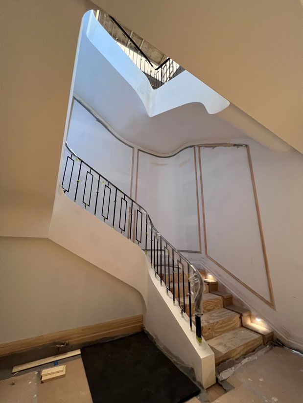 Tall stairs — Manufacturing Cornices in Logan Village, QLD