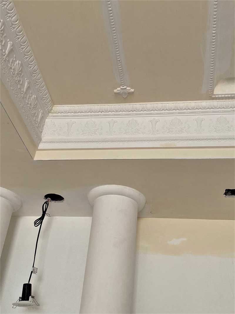 Ceiling with exotic design — Manufacturing Cornices in Logan Village, QLD