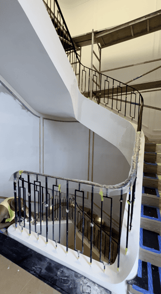 Interior Stair Cornice Design — Custom Cornices in Logan Village, QLD