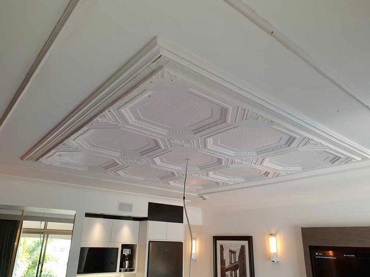 Honeycomb Ceiling Design — Manufacturing Cornices in Logan Village, QLD