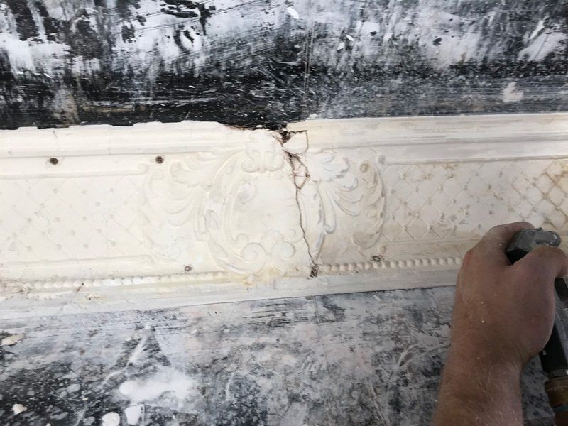 Crack on Fibrous Cornice — Manufacturing Cornices in Logan Village, QLD