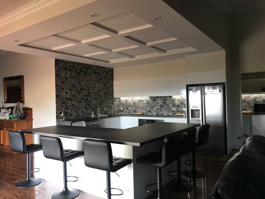 Kitchen Renovation Ceiling Decor — Manufacturing Cornices in Logan Village, QLD