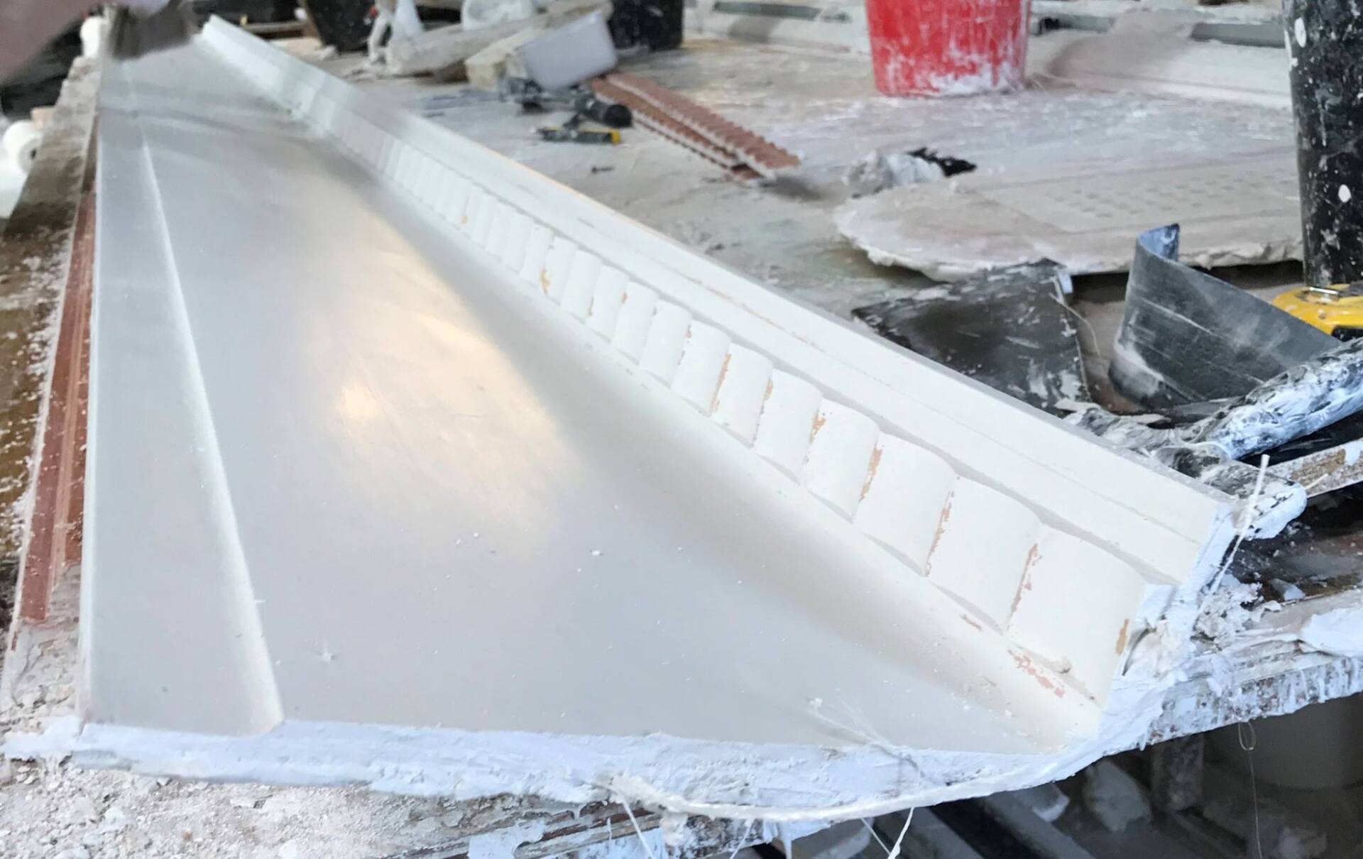 White Large C11 Cornice — Custom Cornices in Logan Village, QLD