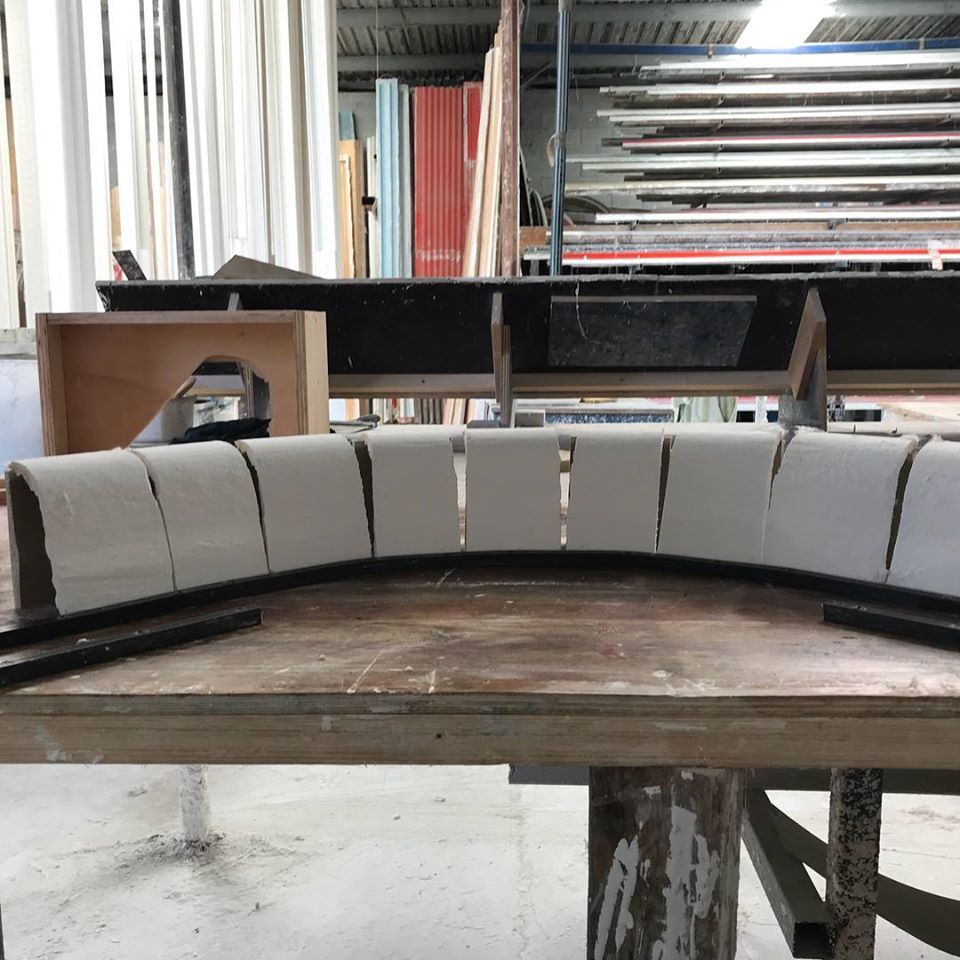 Making of Curved Cornice — Manufacturing Cornices in Logan Village, QLD