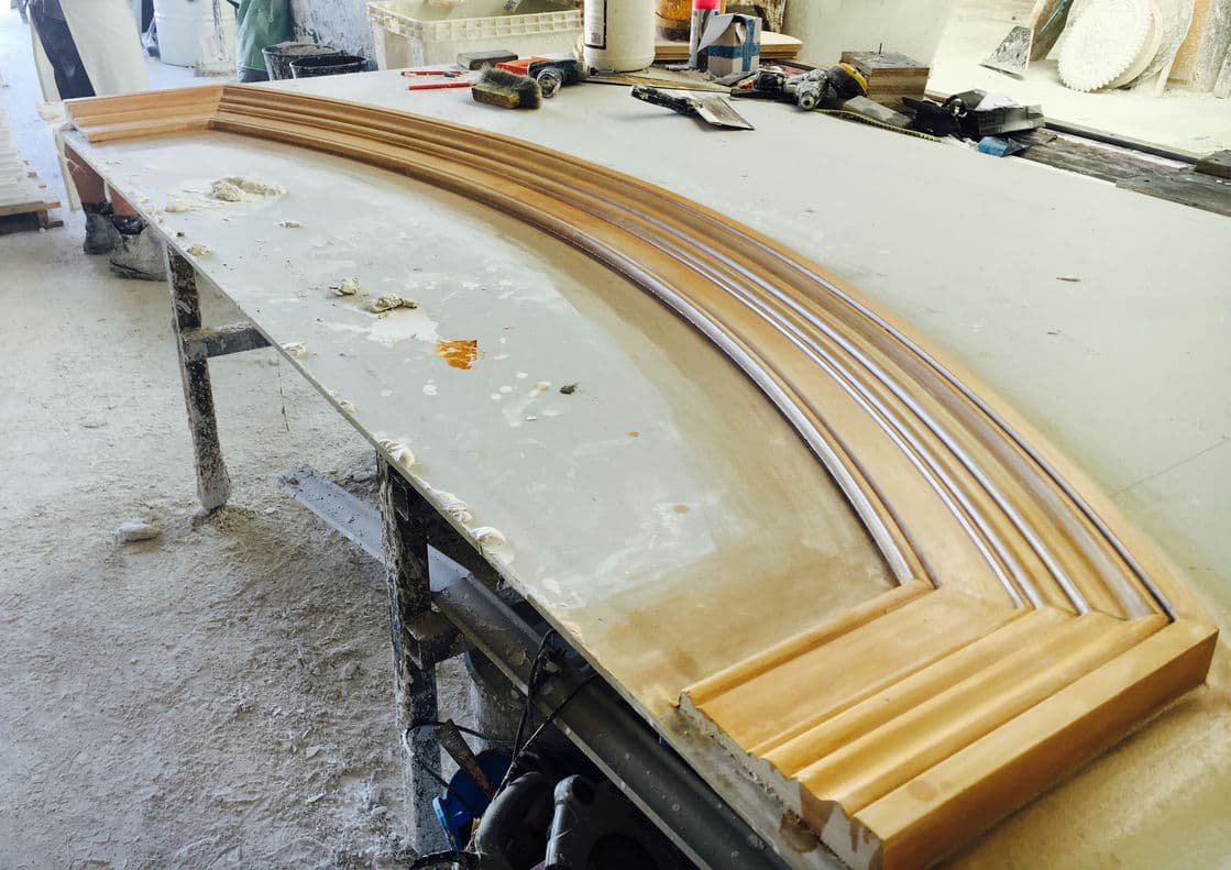 Painting Custom Archway Design — Custom Cornices in Logan Village, QLD