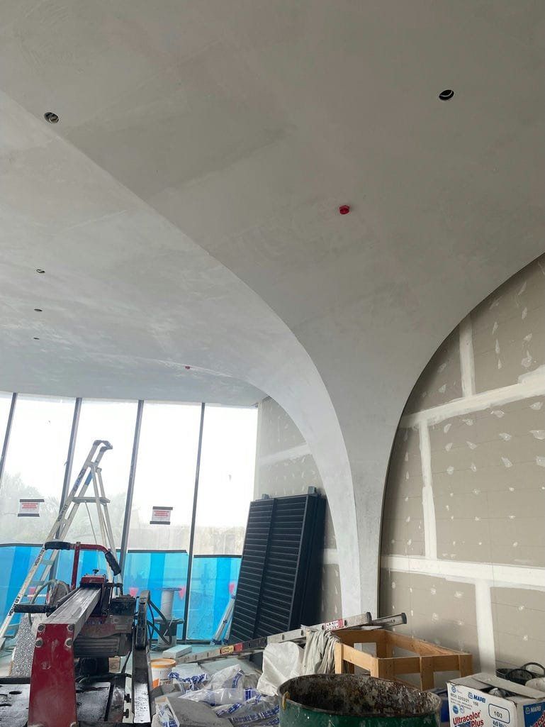 Hedges Ave Curved Ceiling — Custom Cornices in Logan Village, QLD