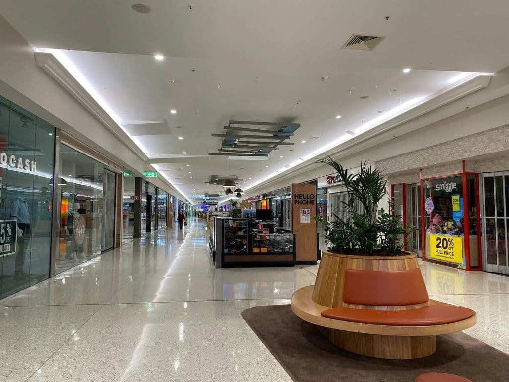 Shopping Centre Ceiling Design— Custom Cornices in Logan Village, QLD