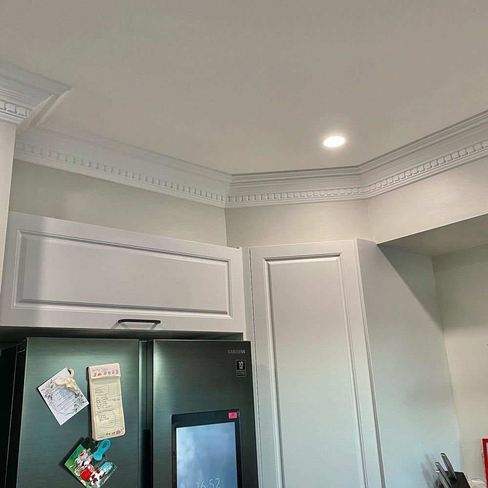 Foyer Tray Ceiling with Crown — Manufacturing Cornices in Logan Village, QLD