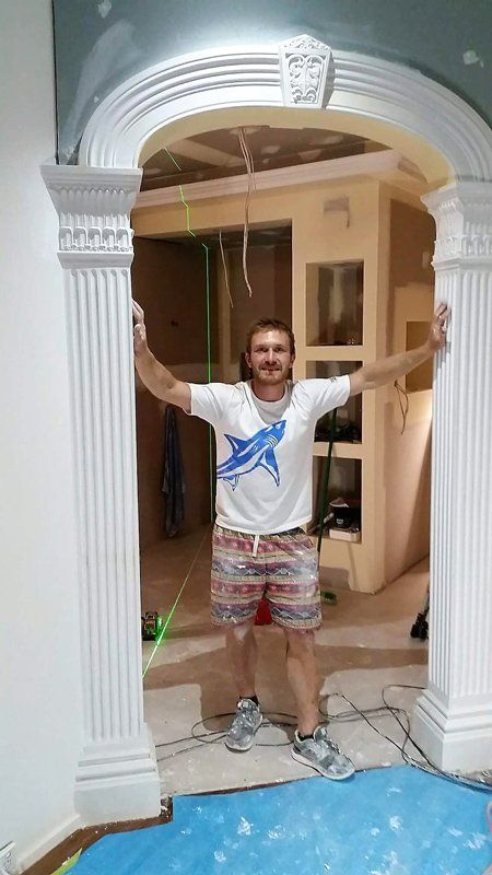 Archway Renovation — Manufacturing Cornices in Logan Village, QLD