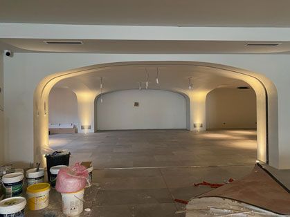 Flooring under works — Manufacturing Cornices in Logan Village, QLD