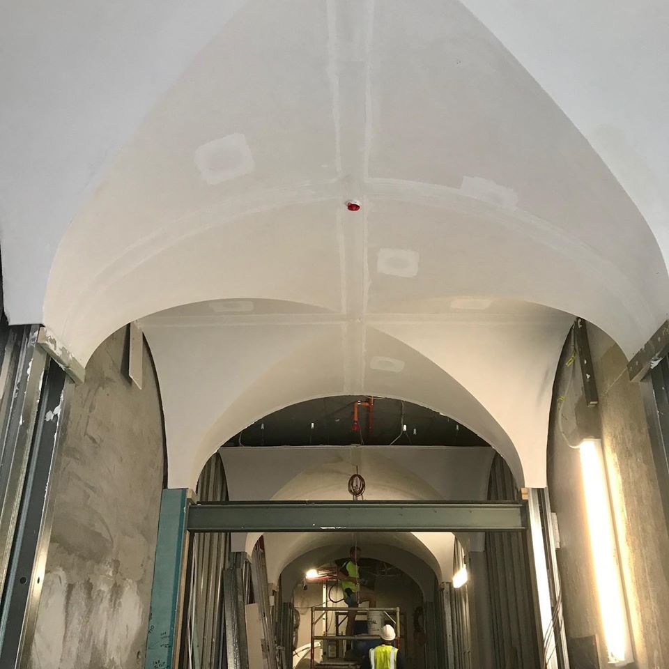 Vaulted Ceiling Installing — Manufacturing Cornices in Logan Village, QLD
