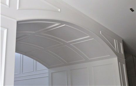 White ceiling of house — Manufacturing Cornices in Logan Village, QLD