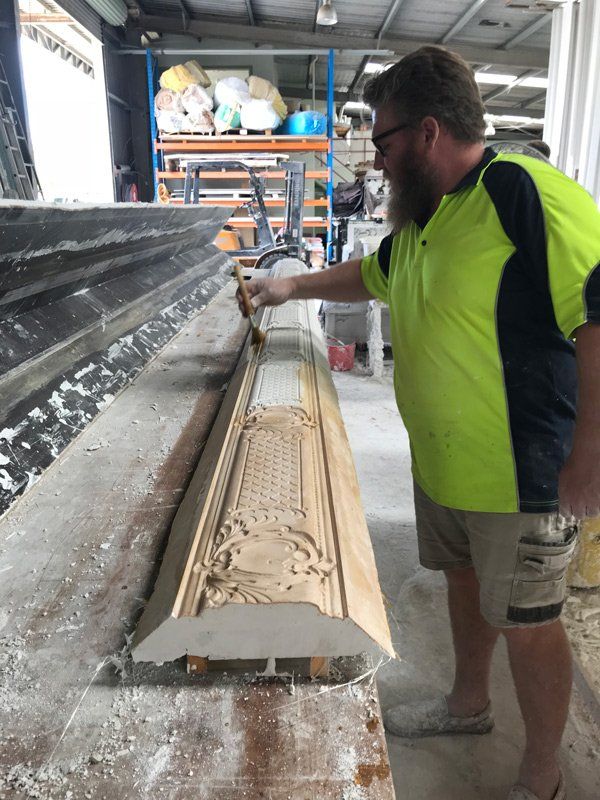 Painting a Cornice — Manufacturing Cornices in Logan Village, QLD