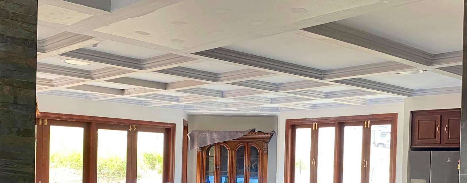 Coffered Ceiling — Manufacturing Cornices in Logan Village, QLD