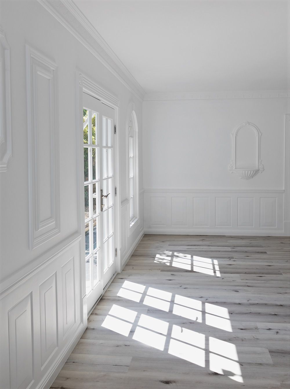 White room with sunlight — Manufacturing Cornices in Logan Village, QLD