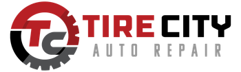 Tire City Auto Repair Logo with circle and 