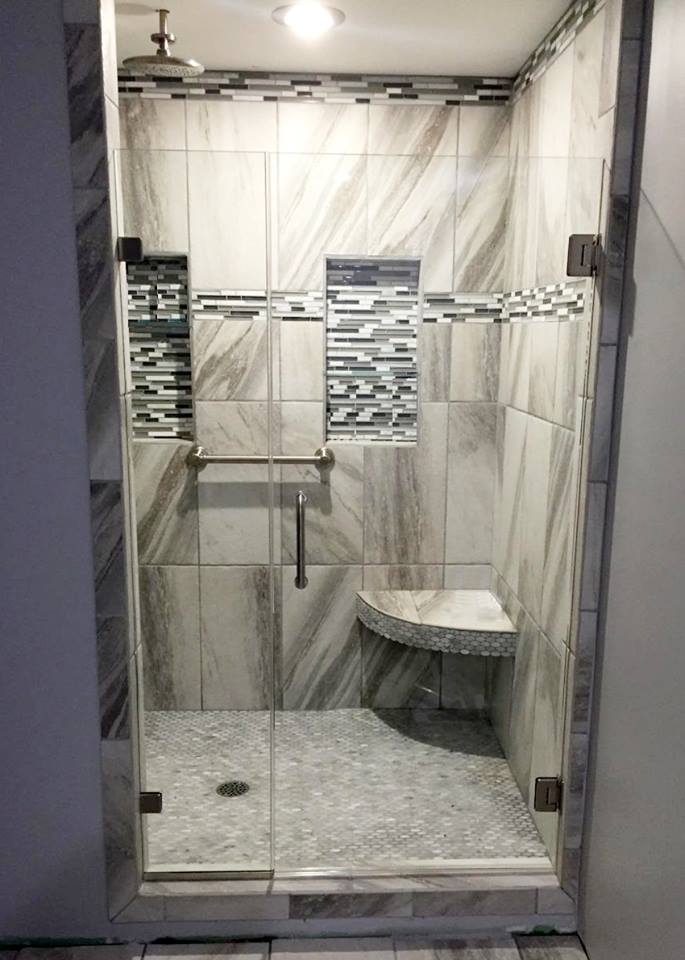 Shower Doors — Clear Glass Shower Door Design in Florence, AL