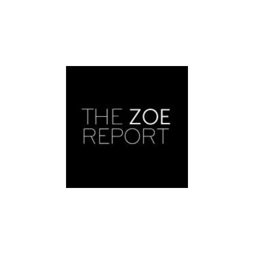 The zoe report logo is black and white on a white background.
