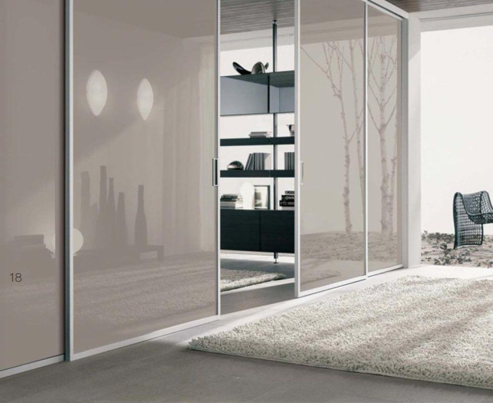 Serramento scorrevole con vetro