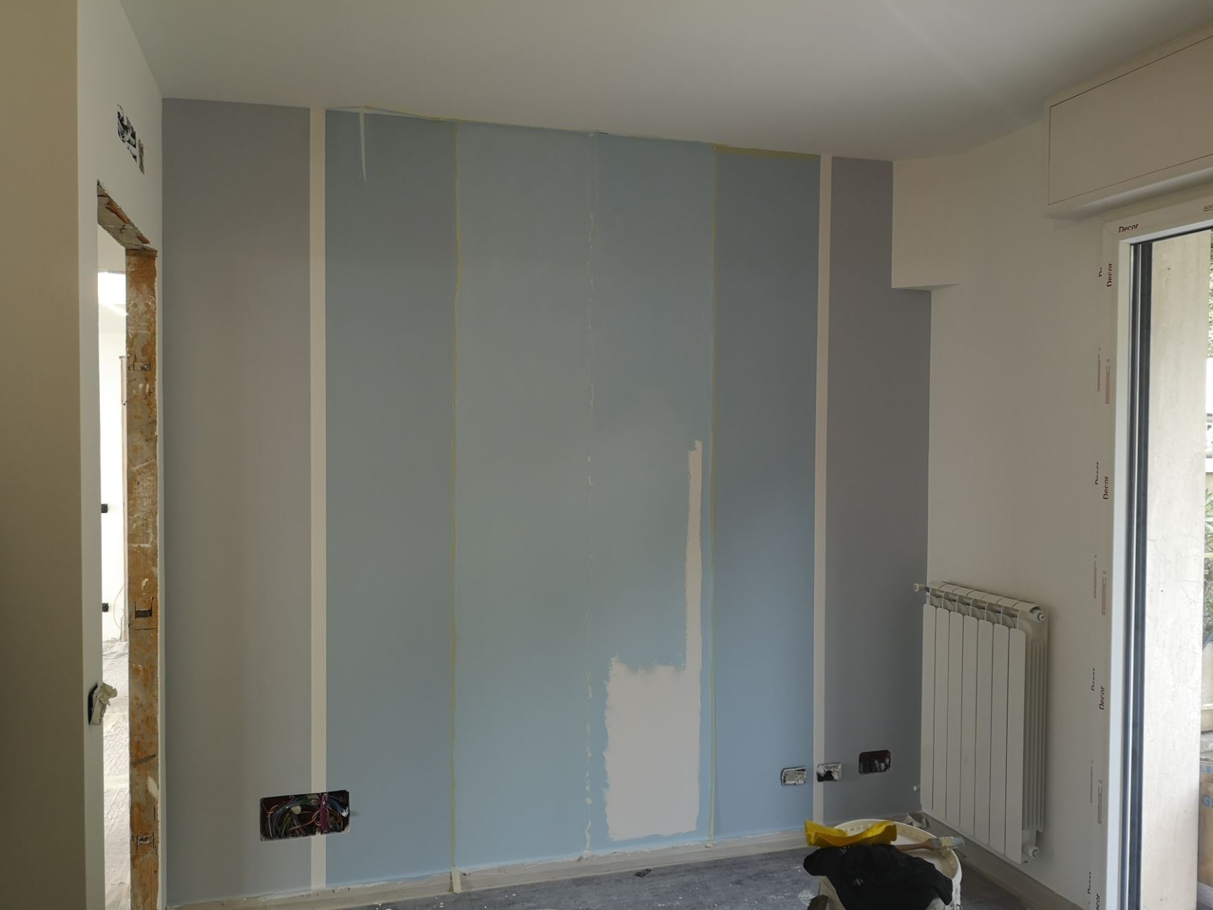 cabina armadio in ristrutturazione