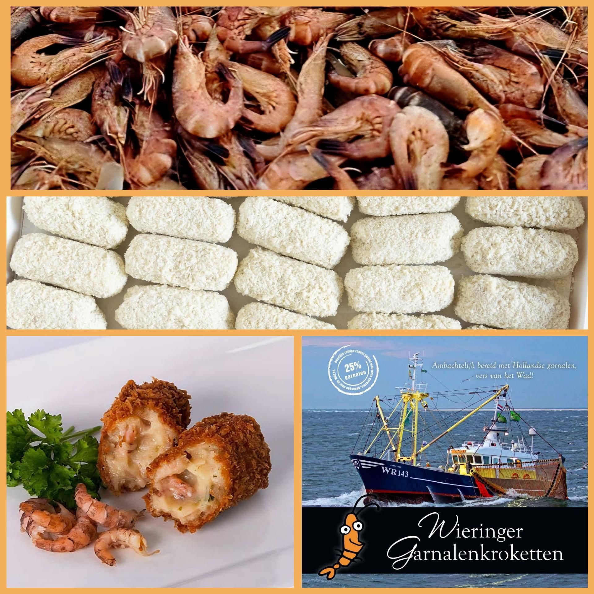 4  Wieringer garnalen kroketjes