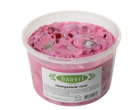 1 kilo haring rode biet salade