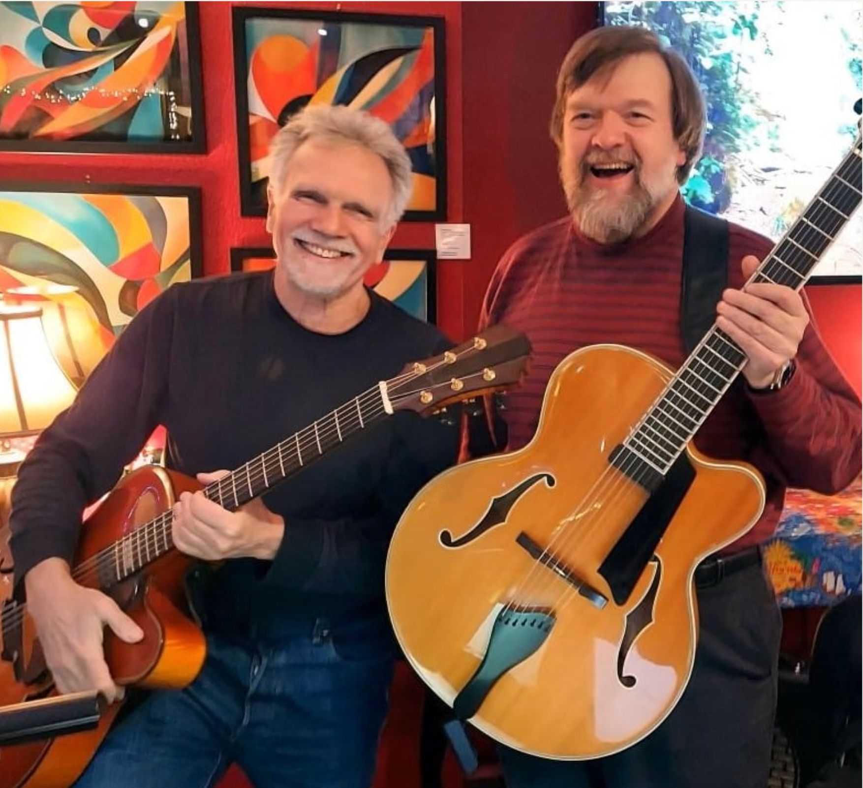 A man singing into a microphone while playing a piano
