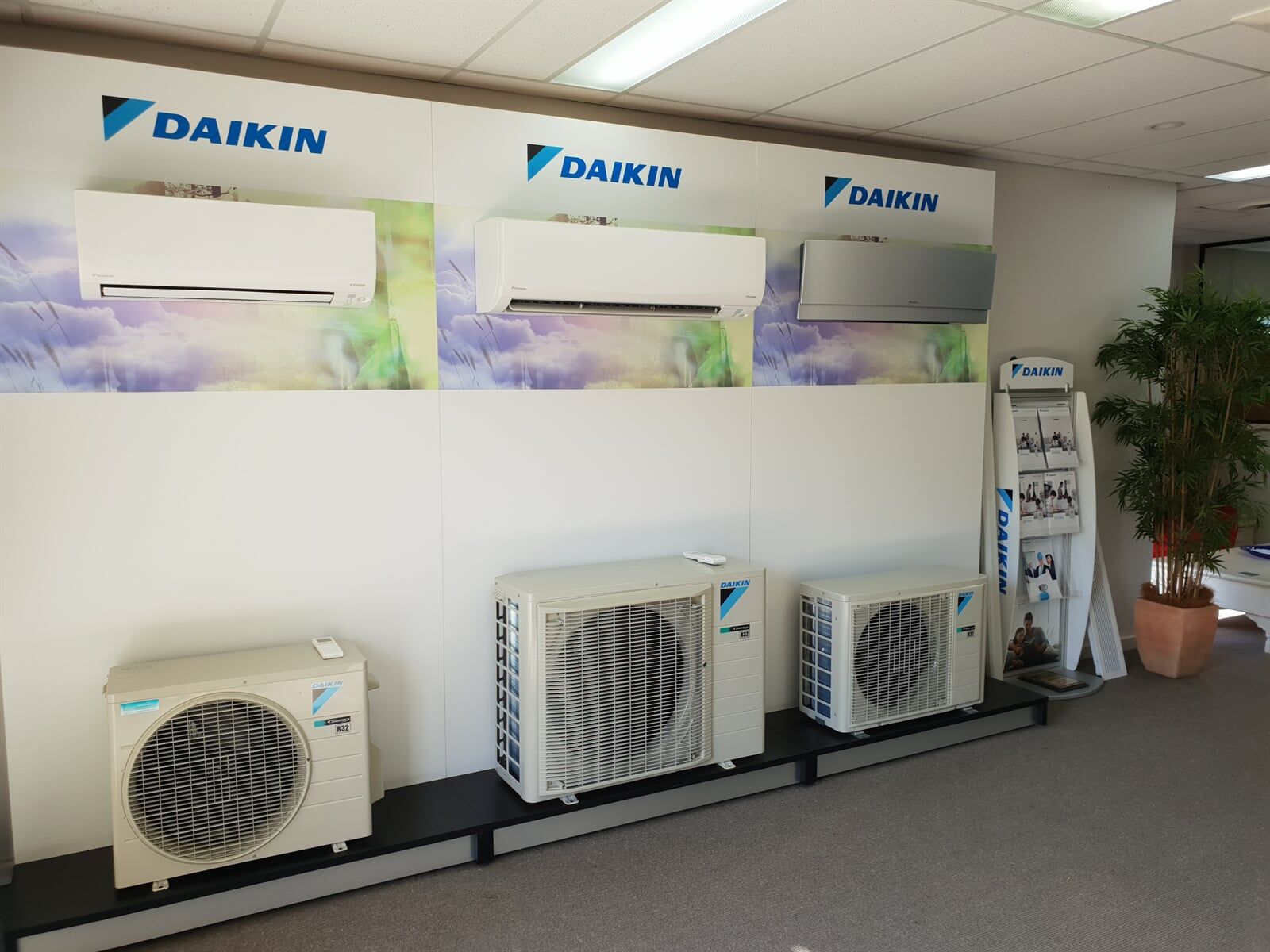 range of Daikin air conditioner units