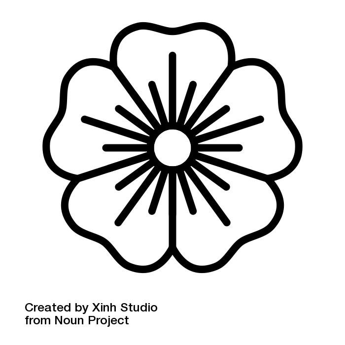 Flower by Xinh Studio from the Noun Project