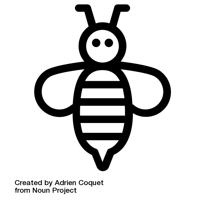 bee by Adrien Coquet from the Noun Project