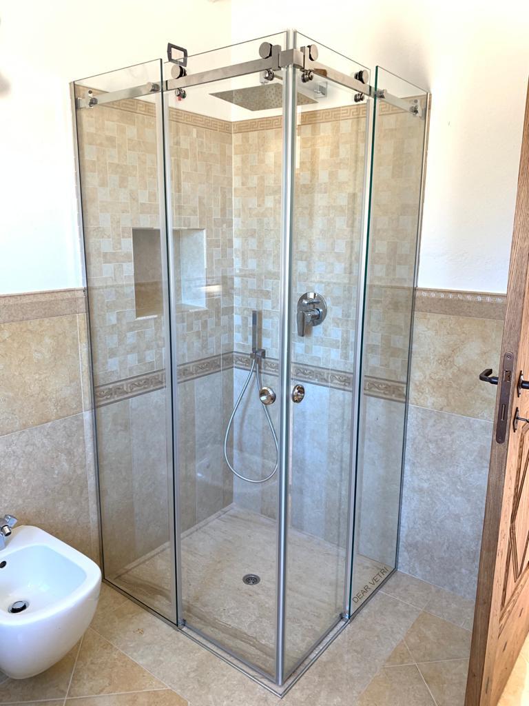 box doccia artigianale