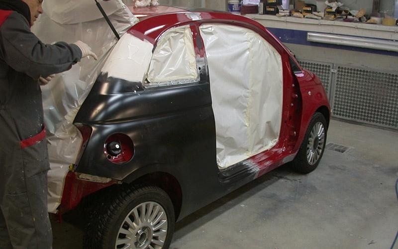 Fiat cinquecento verniciatura