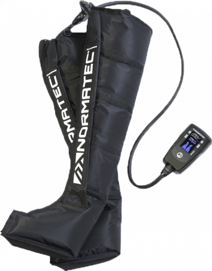 Black compression boots with 