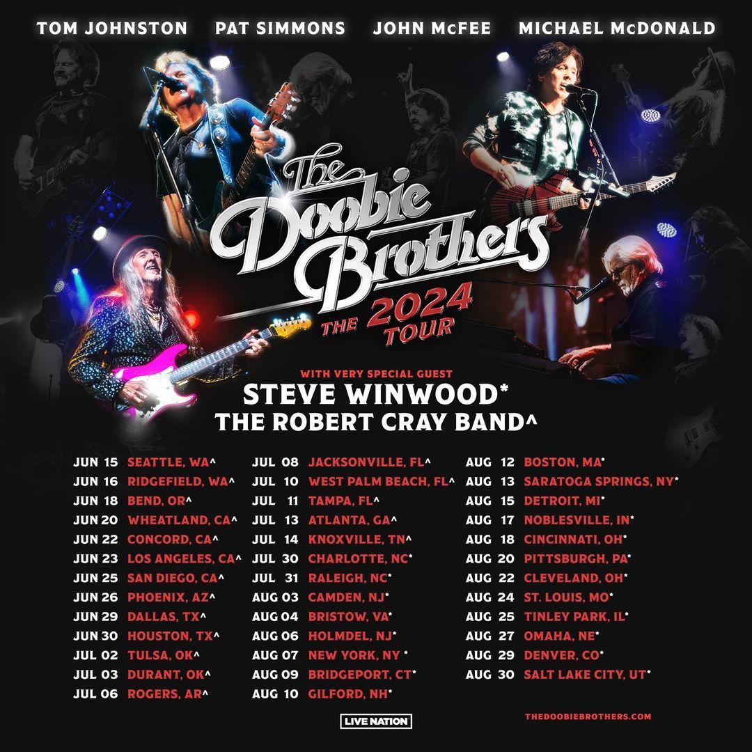 The Doobie Brothers have announced The 2024 Tour!