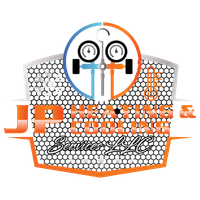 A logo for J.P Heating And Cooling Services.