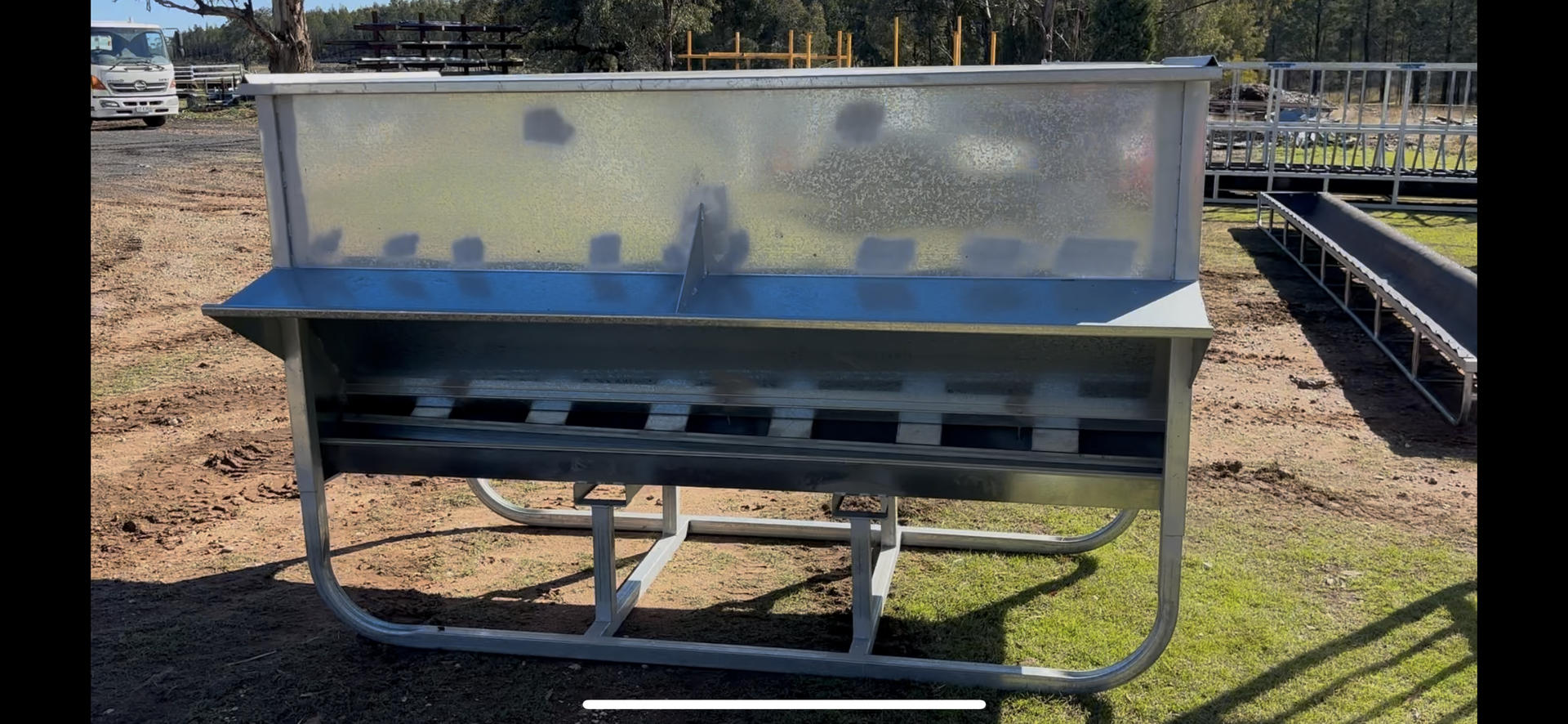 A Metal Structure Is Sitting on Top of A Lush Green Field — Ballimore Welding in Ballimore, NSW