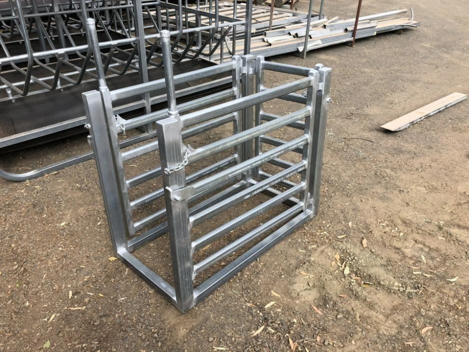 A Metal Cage Is Sitting on Top of A Dirt Field — Ballimore Welding in Ballimore, NSW