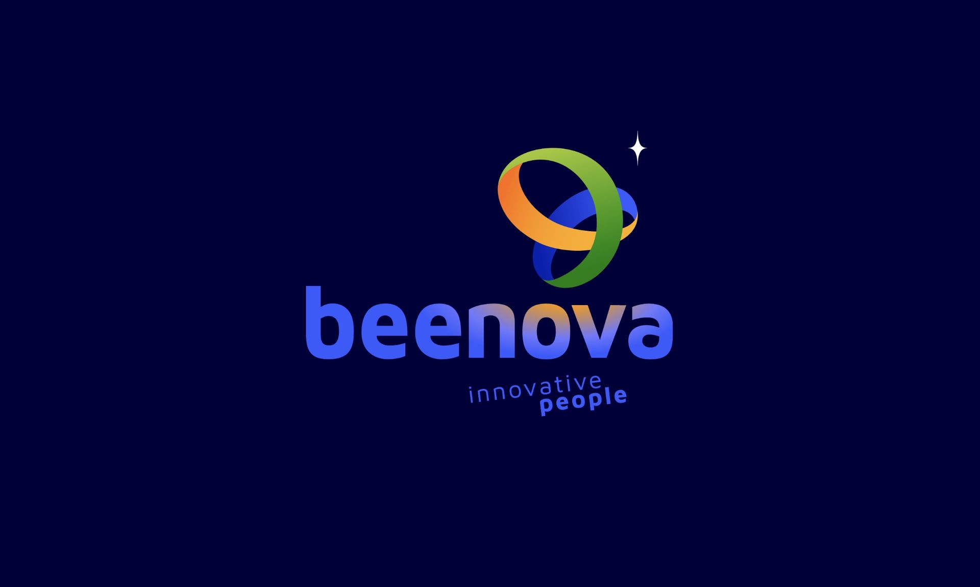 Logo de Beenova et les mots « innovative people ».