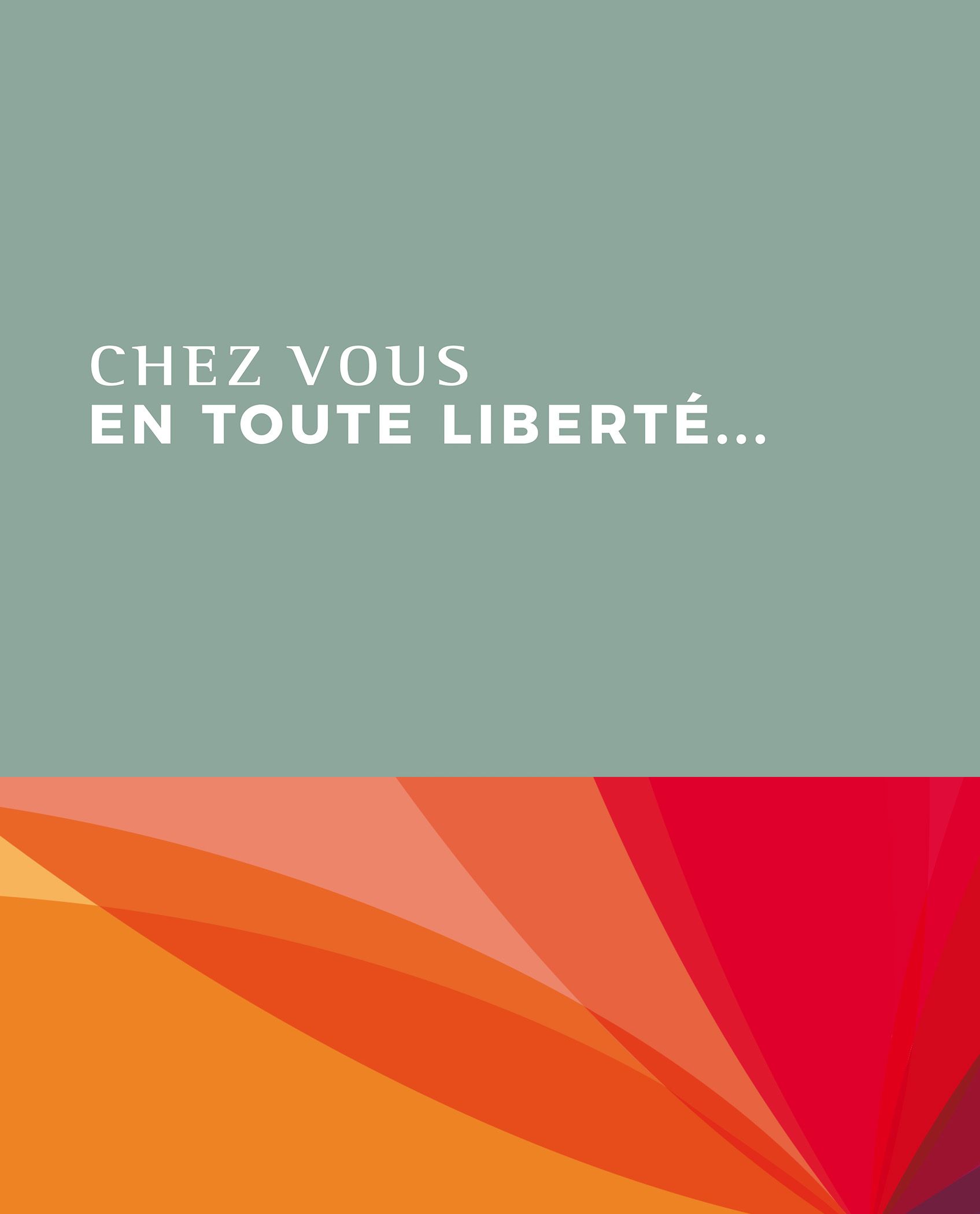 Deux cartes de visite flottantes ; une marron avec logo, l'autre blanche avec texte.