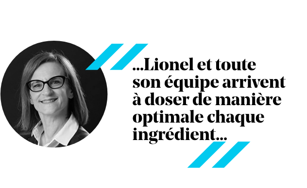 Woman with glasses and quote: 