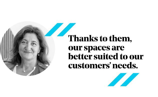 Woman and text quote: 