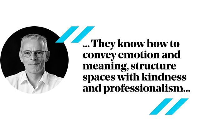 Man in glasses with quote: 