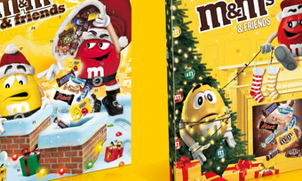Deux calendriers de l'Avent M&M's.