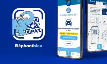 Application Éléphant Bleu 
