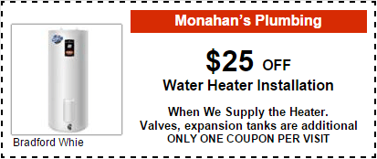 $25 Off Water Heater Installation Coupon