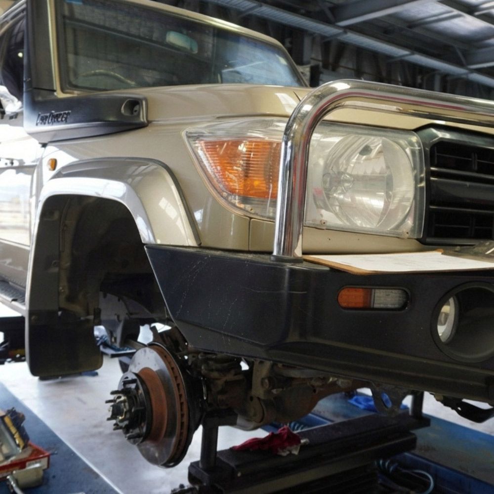 Repairing Front Brake of A Truck