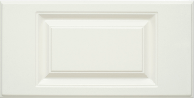 Raised Panel Style Option With Antique White Finish