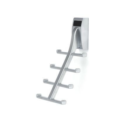 Matte Aluminum Color Option For Tie Hook Organizer