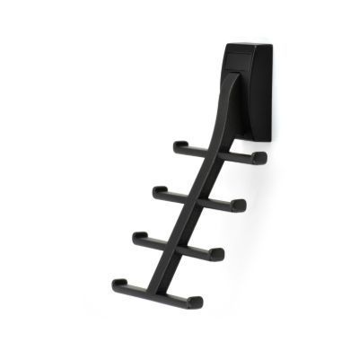 Matte Black Color Option For Tie Hook Organizer