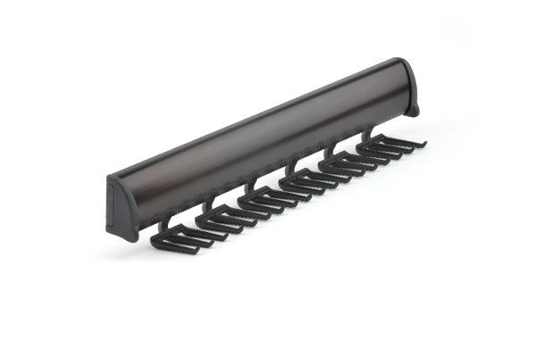 Matte Black Color Option for Tie Rack Organizer